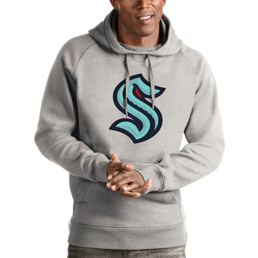 NHL ed Seattle Kraken Logo Victory Pullover Hoodie