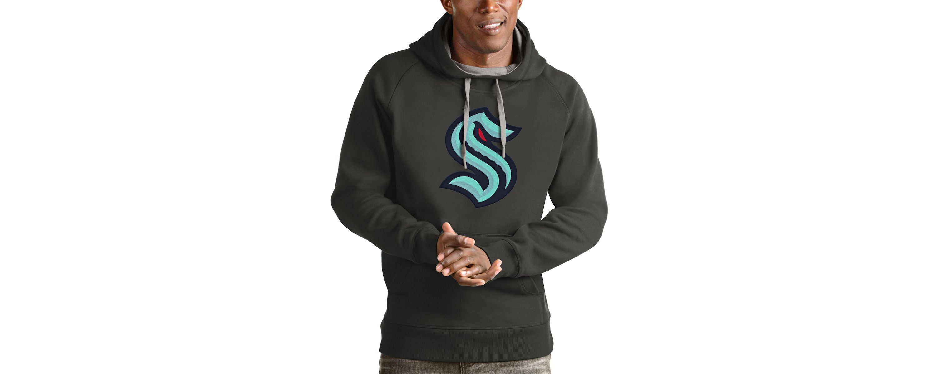 NHL Seattle Kraken Logo Victory Pullover Hoodie