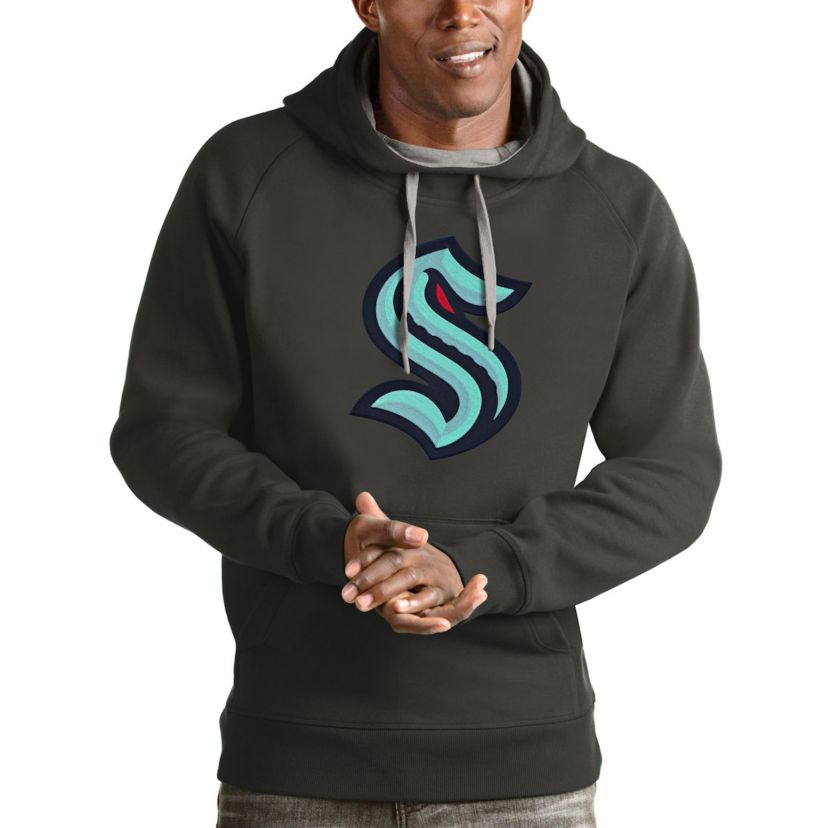 NHL Seattle Kraken Logo Victory Pullover Hoodie