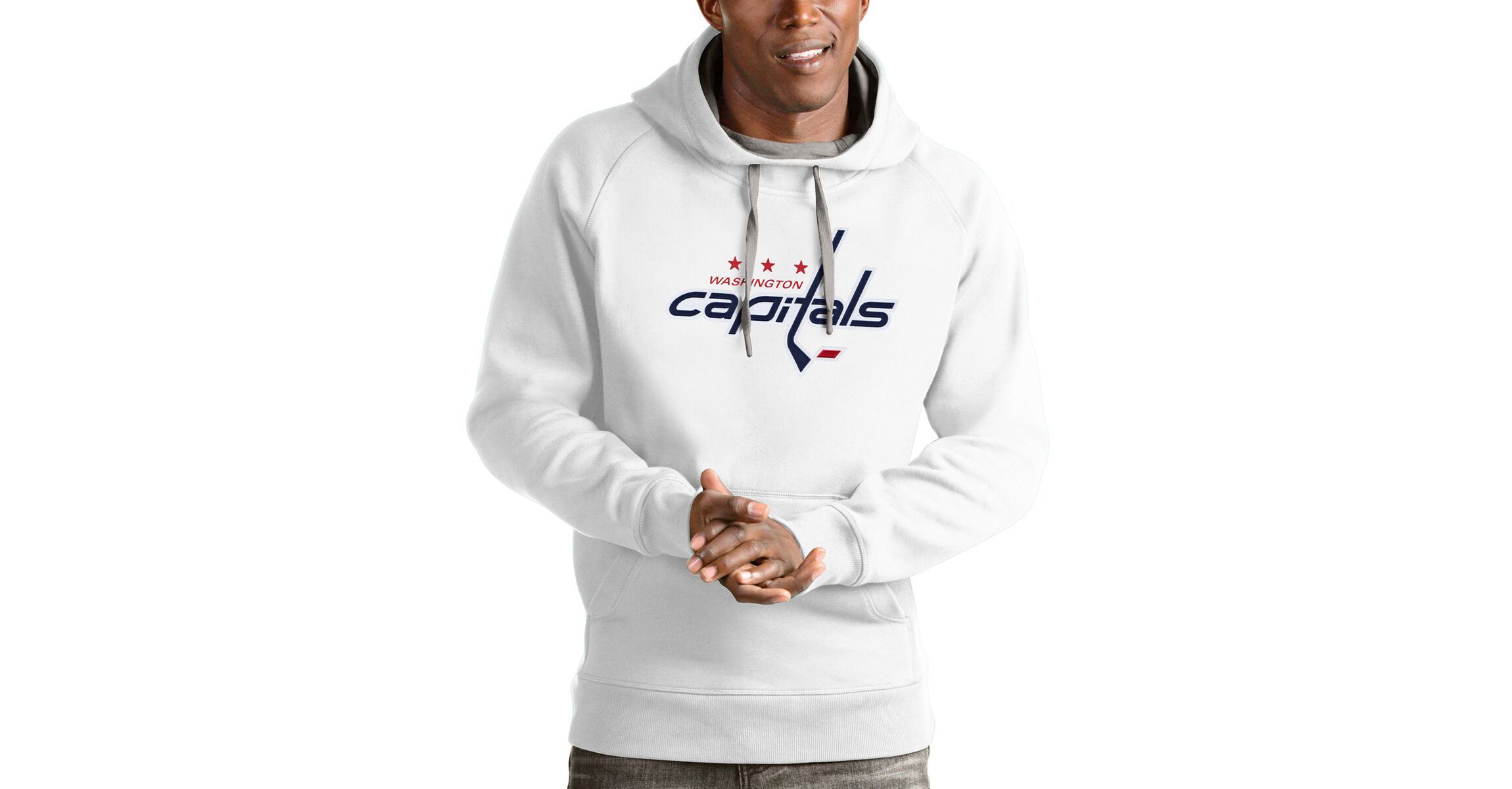 NHL Washington Capitals Logo Victory Pullover Hoodie