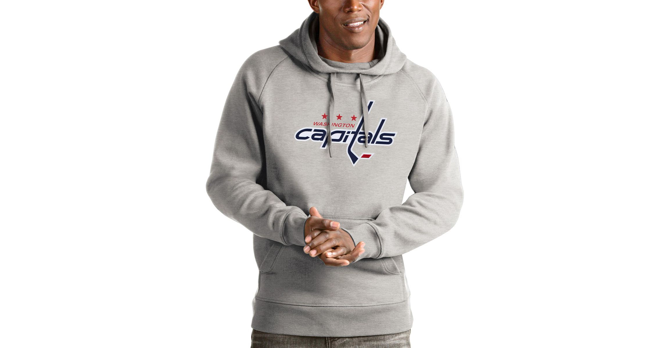 NHL ed Washington Capitals Logo Victory Pullover Hoodie