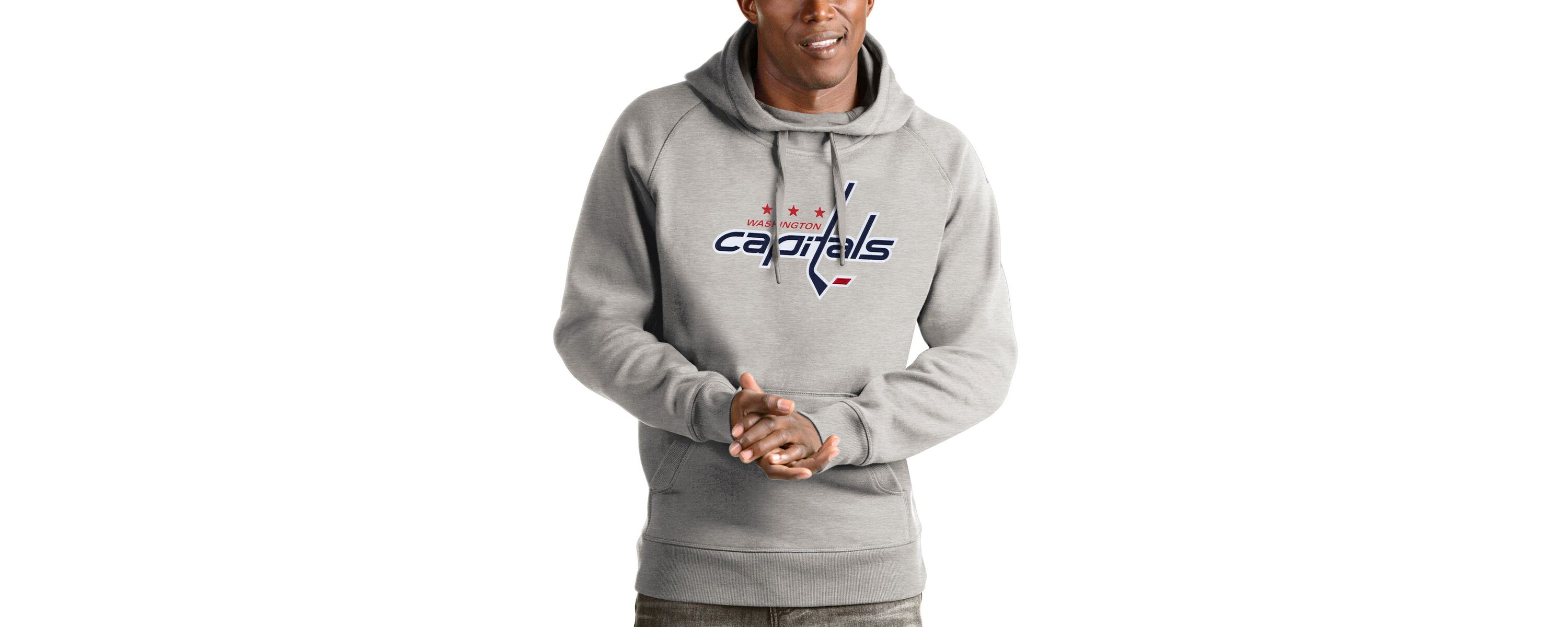 NHL ed Washington Capitals Logo Victory Pullover Hoodie
