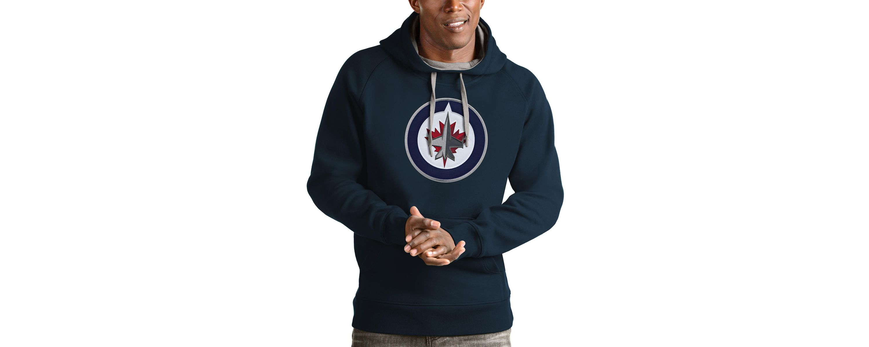 NHL Winnipeg Jets Logo Victory Pullover Hoodie