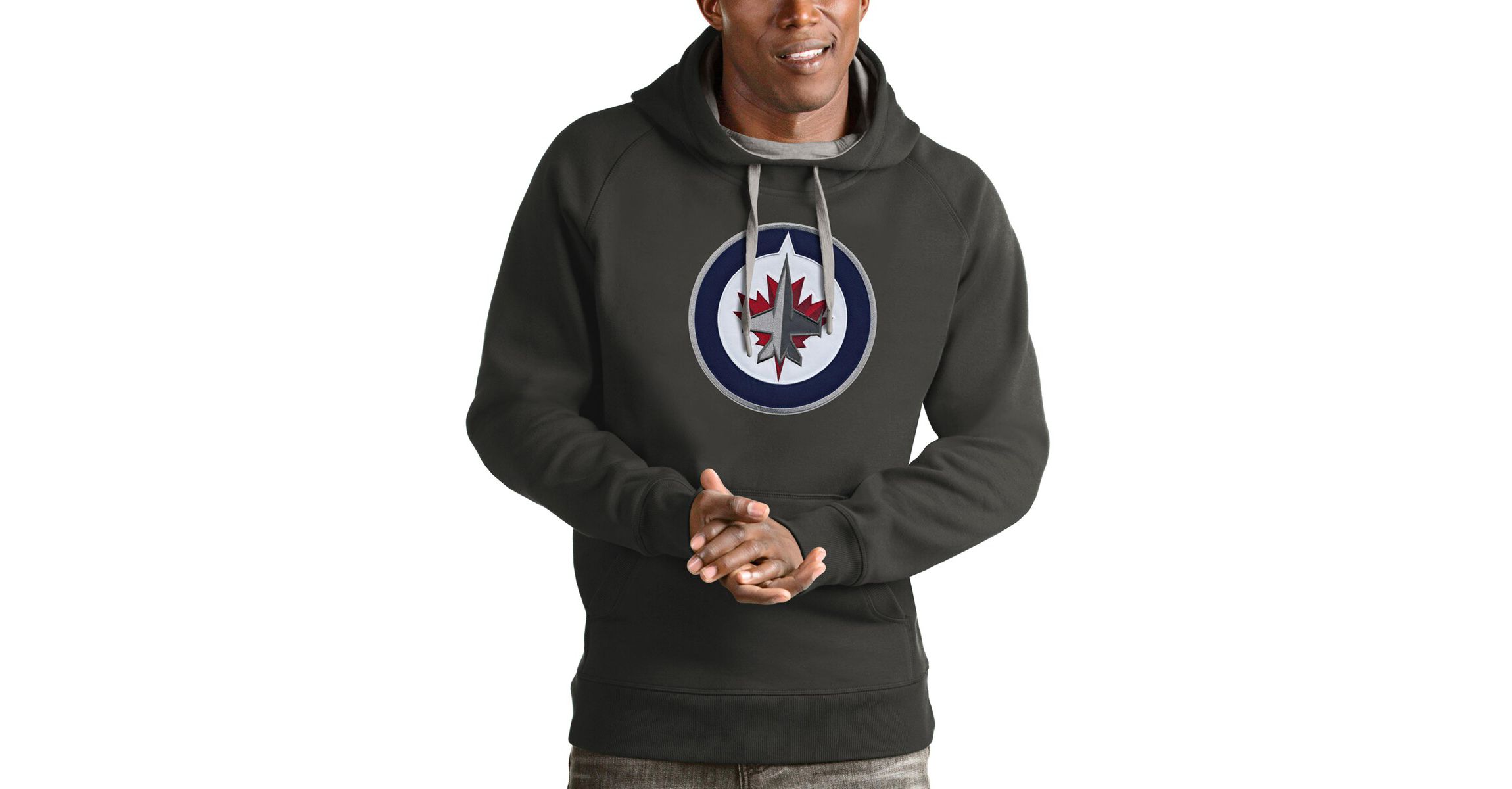 NHL Winnipeg Jets Logo Victory Pullover Hoodie