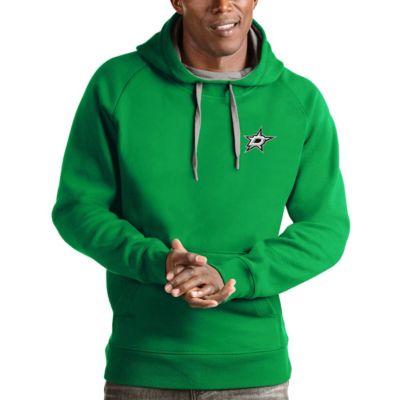 Antigua Men's NHL Kelly Dallas Stars Victory Pullover Hoodie, Green, 2XL