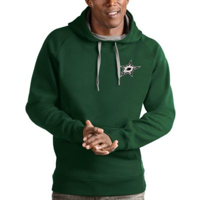 Antigua Men's NHL Hunter Dallas Stars Victory Pullover Hoodie