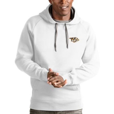 Antigua Men's NHL Nashville Predators Victory Pullover Hoodie, White, 2XL