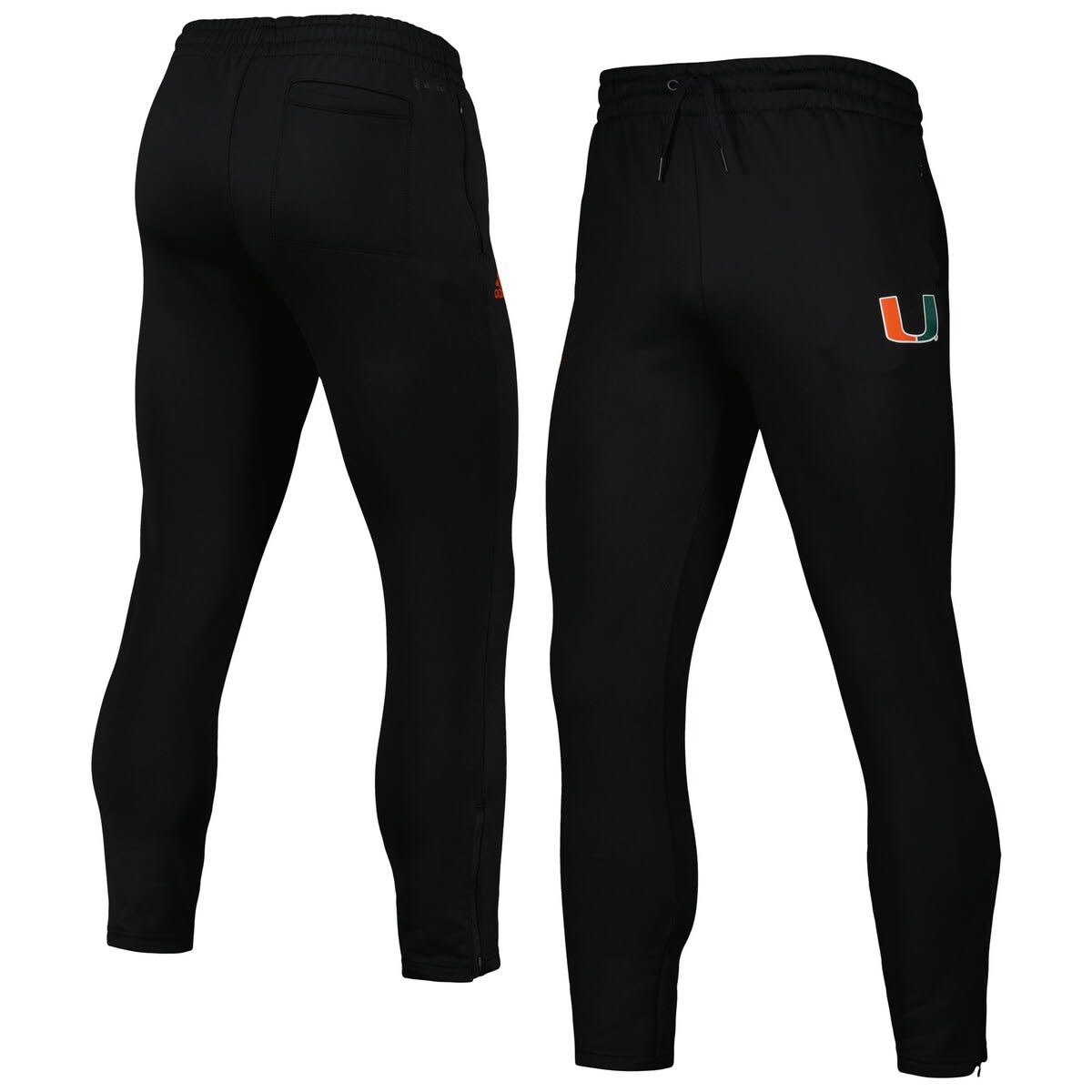 Miami (FL) Hurricanes NCAA Miami Hurricanes AEROREADY Tapered Pants