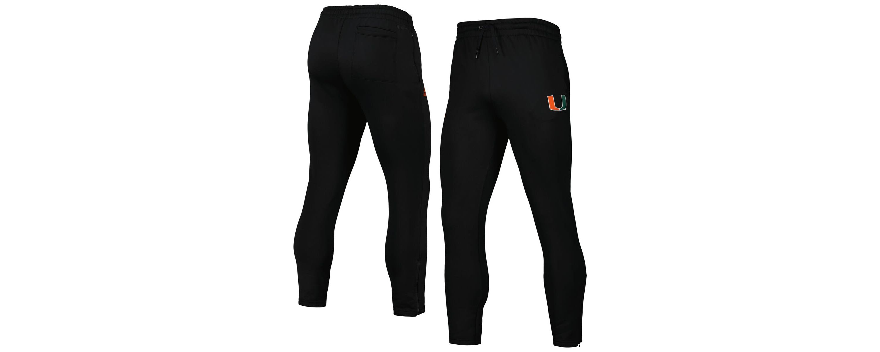 Miami (FL) Hurricanes NCAA Miami Hurricanes AEROREADY Tapered Pants