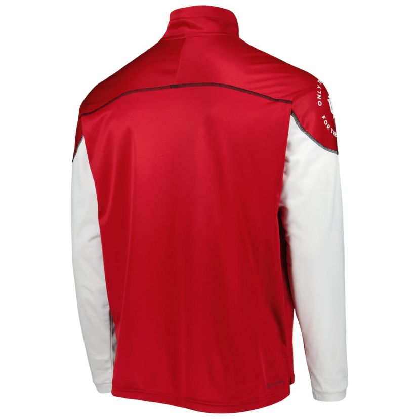NCAA Indiana Hoosiers AEROREADY Knit Quarter-Snap Jacket