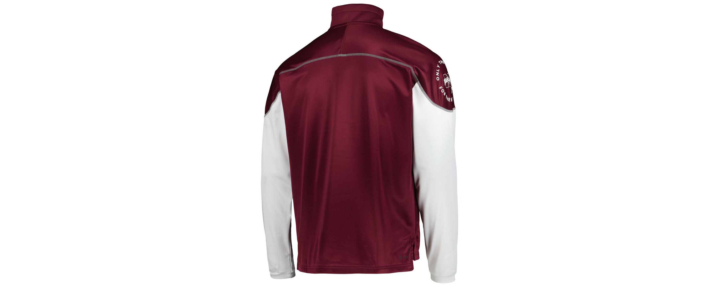 NCAA Mississippi State Bulldogs AEROREADY Knit Quarter-Snap Jacket