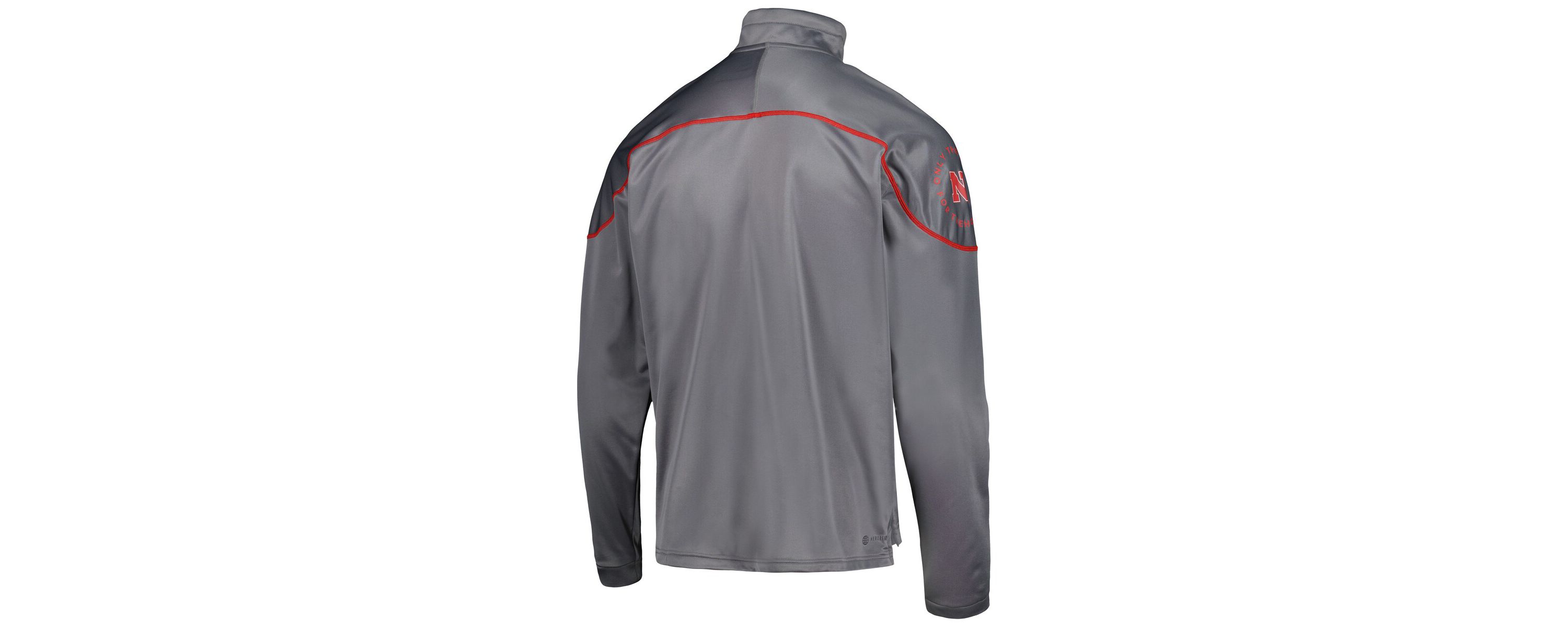 NCAA Nebraska Huskers AEROREADY Knit Quarter-Snap Jacket