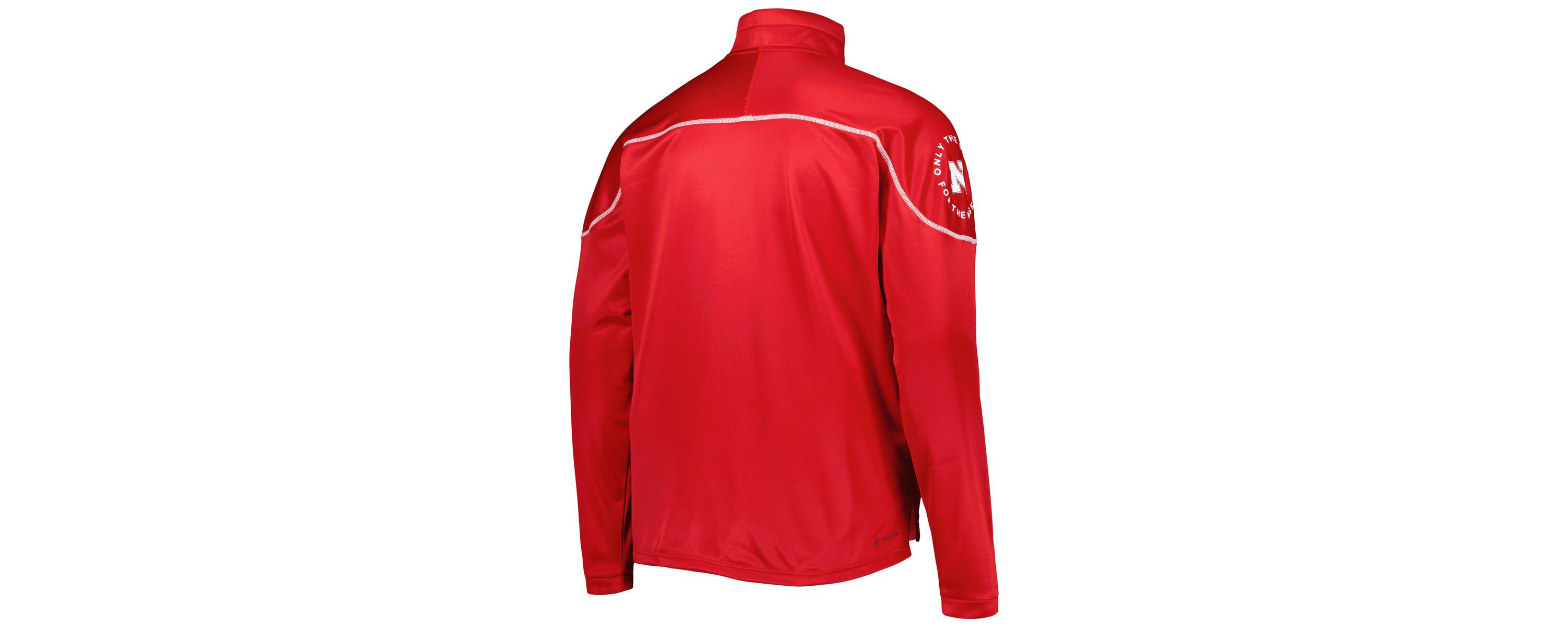 NCAA Nebraska Huskers AEROREADY Knit Quarter-Snap Jacket