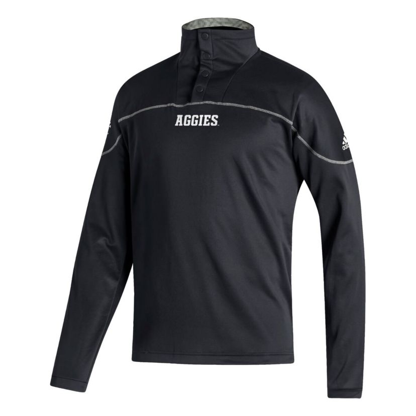 NCAA Texas A&M Aggies AEROREADY Knit Quarter-Snap Jacket