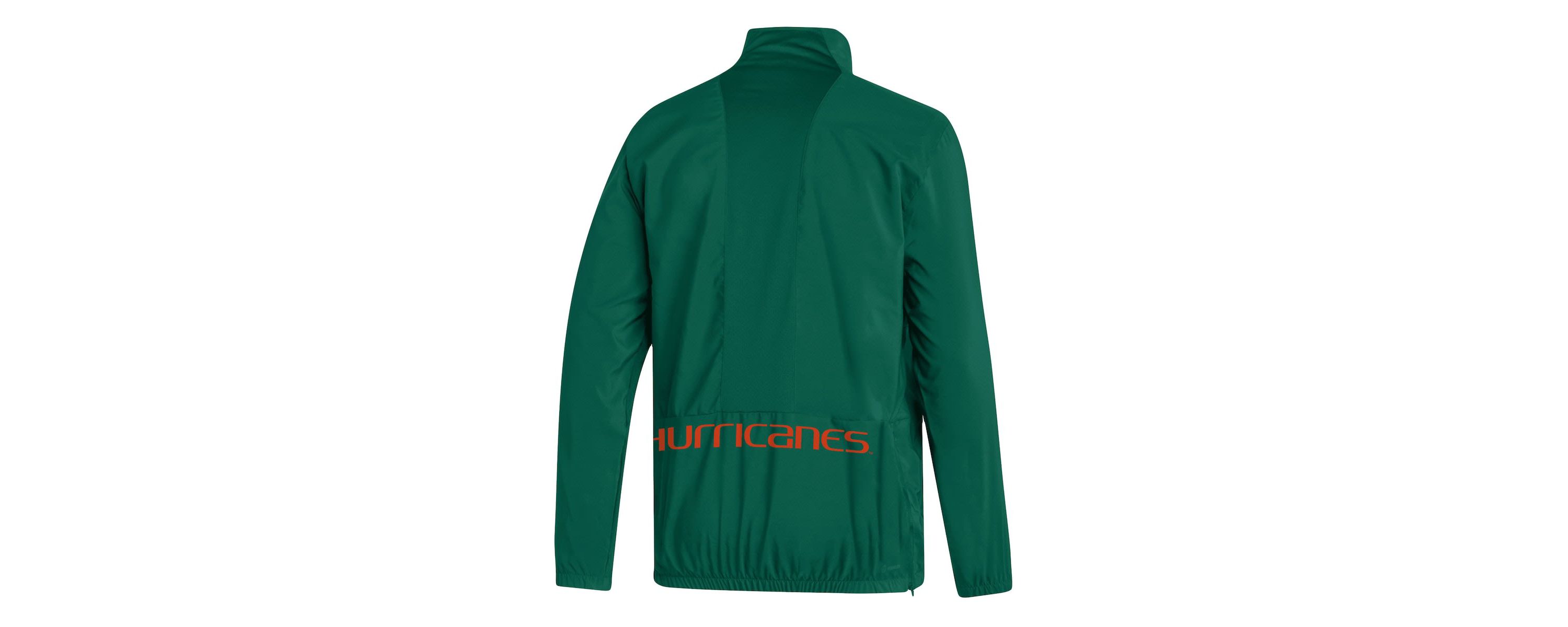 Miami (FL) Hurricanes NCAA Miami Hurricanes AEROREADY Half-Zip Jacket