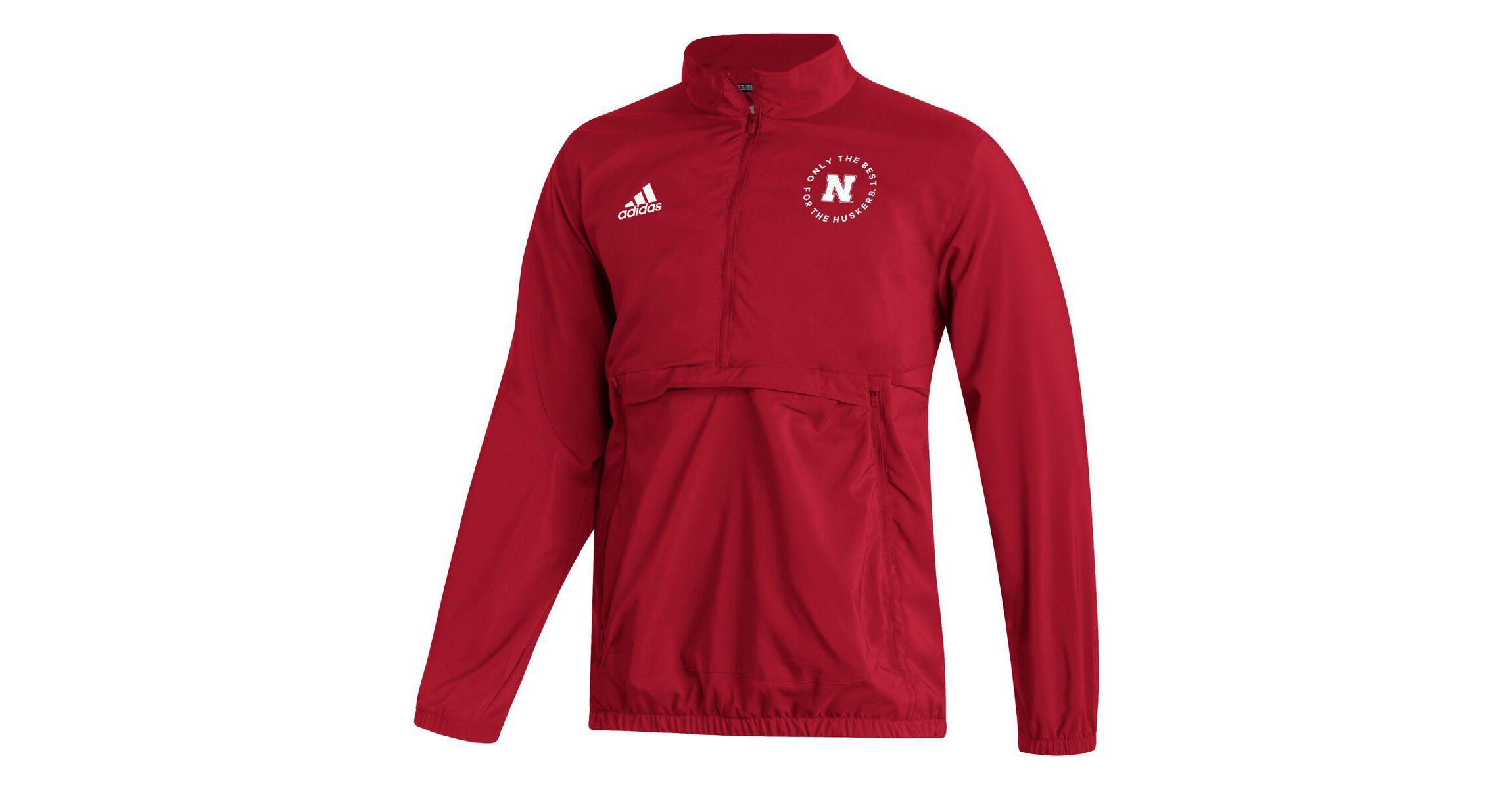NCAA Nebraska Huskers AEROREADY Half-Zip Jacket