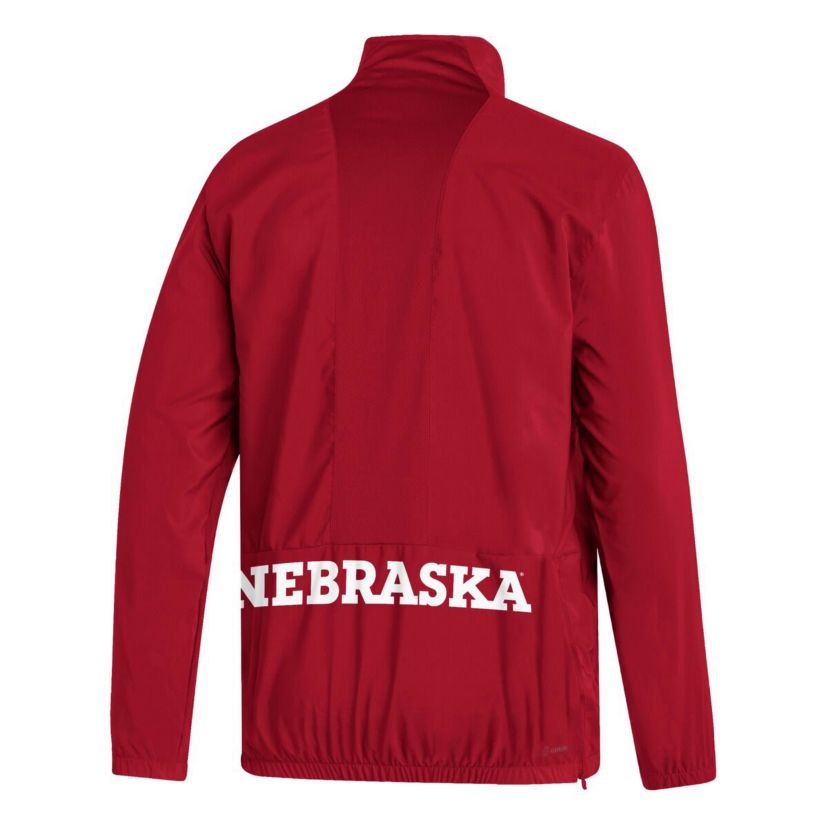 NCAA Nebraska Huskers AEROREADY Half-Zip Jacket