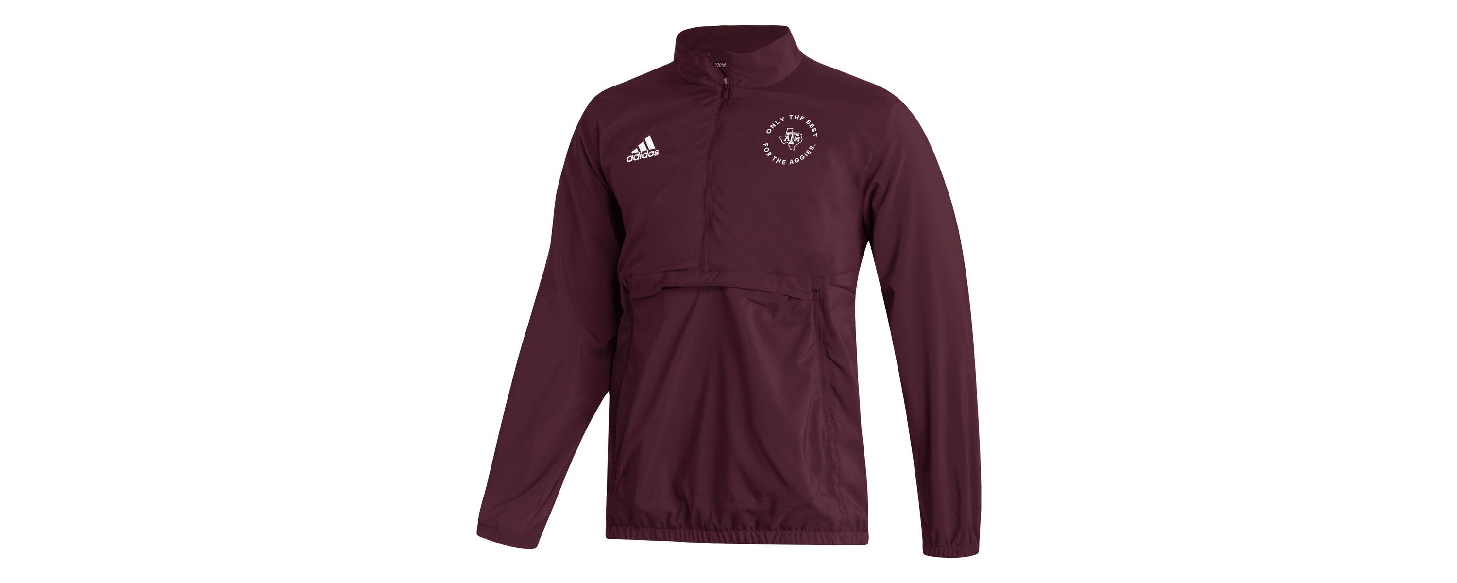 NCAA Texas A&M Aggies AEROREADY Half-Zip Jacket