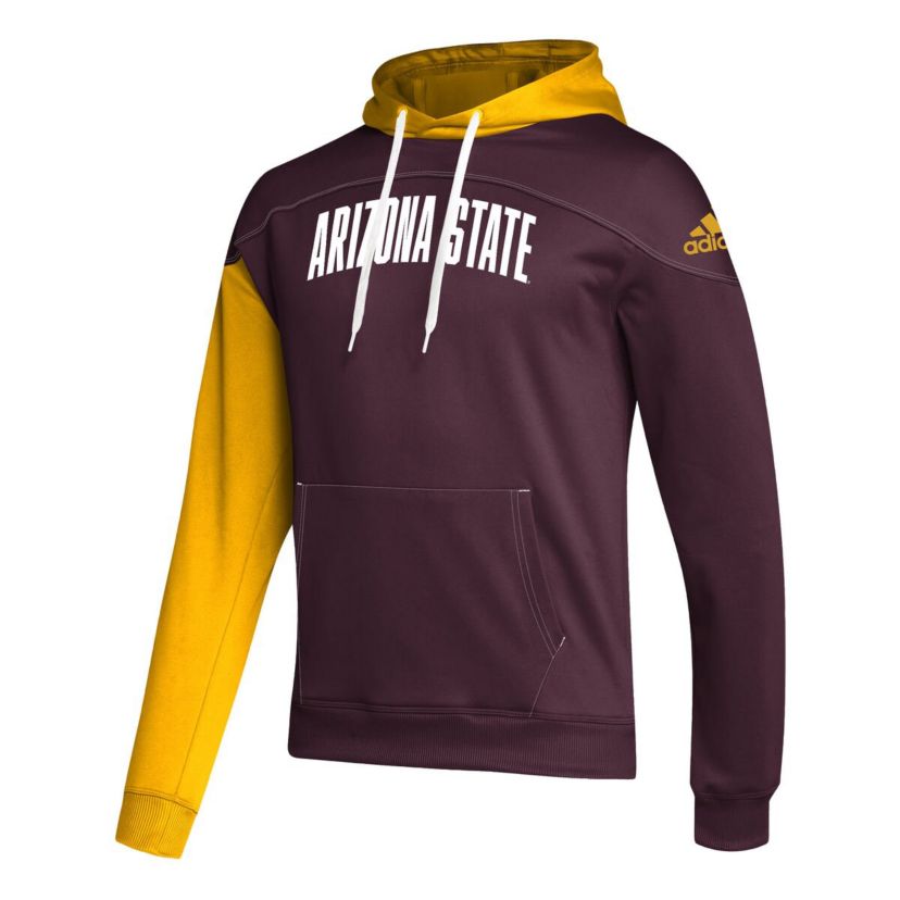 NCAA Arizona State Sun Devils Block Stadium Pullover Hoodie