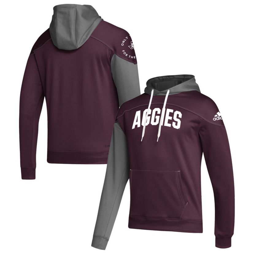 NCAA Texas A&M Aggies Block Stadium Pullover Hoodie