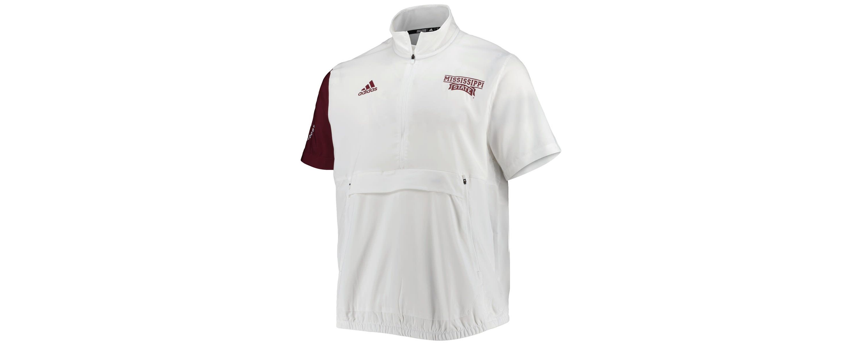 NCAA Mississippi State Bulldogs M STM AEROREADY Half-Zip Jacket