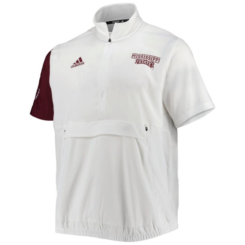 NCAA Mississippi State Bulldogs M STM AEROREADY Half-Zip Jacket
