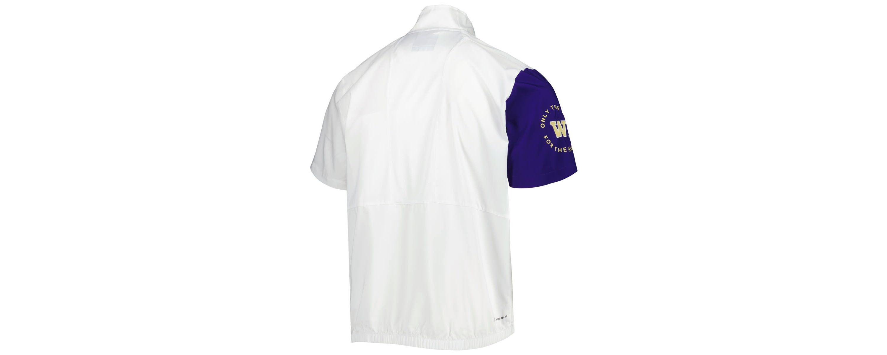NCAA Washington Huskies M STM AEROREADY Half-Zip Jacket