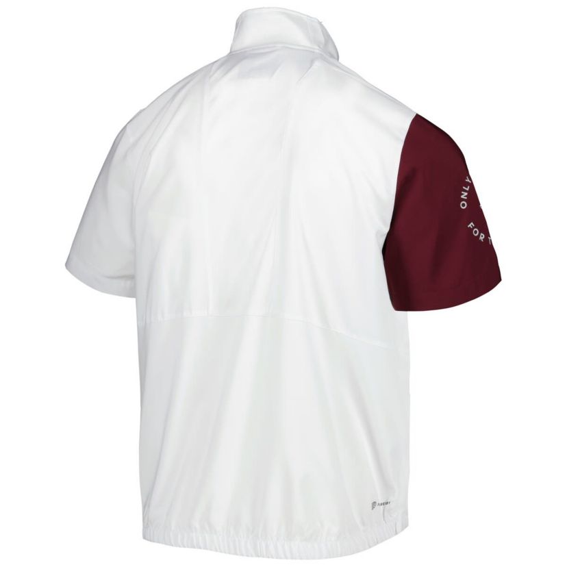 NCAA Texas A&M Aggies M STM AEROREADY Half-Zip Jacket