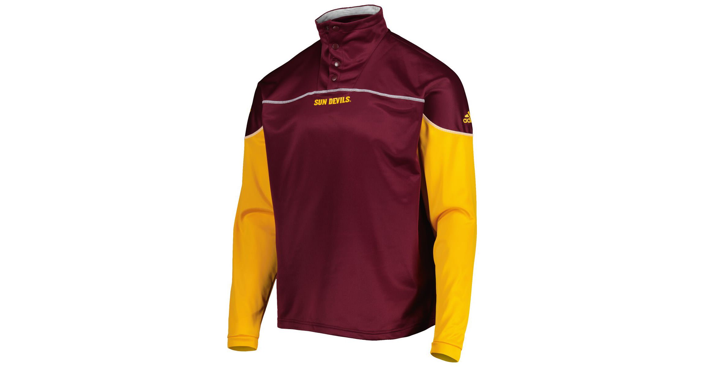 NCAA Arizona State Sun Devils AEROREADY Knit Quarter-Snap Jacket