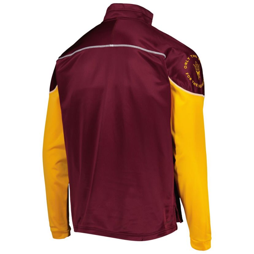 NCAA Arizona State Sun Devils AEROREADY Knit Quarter-Snap Jacket