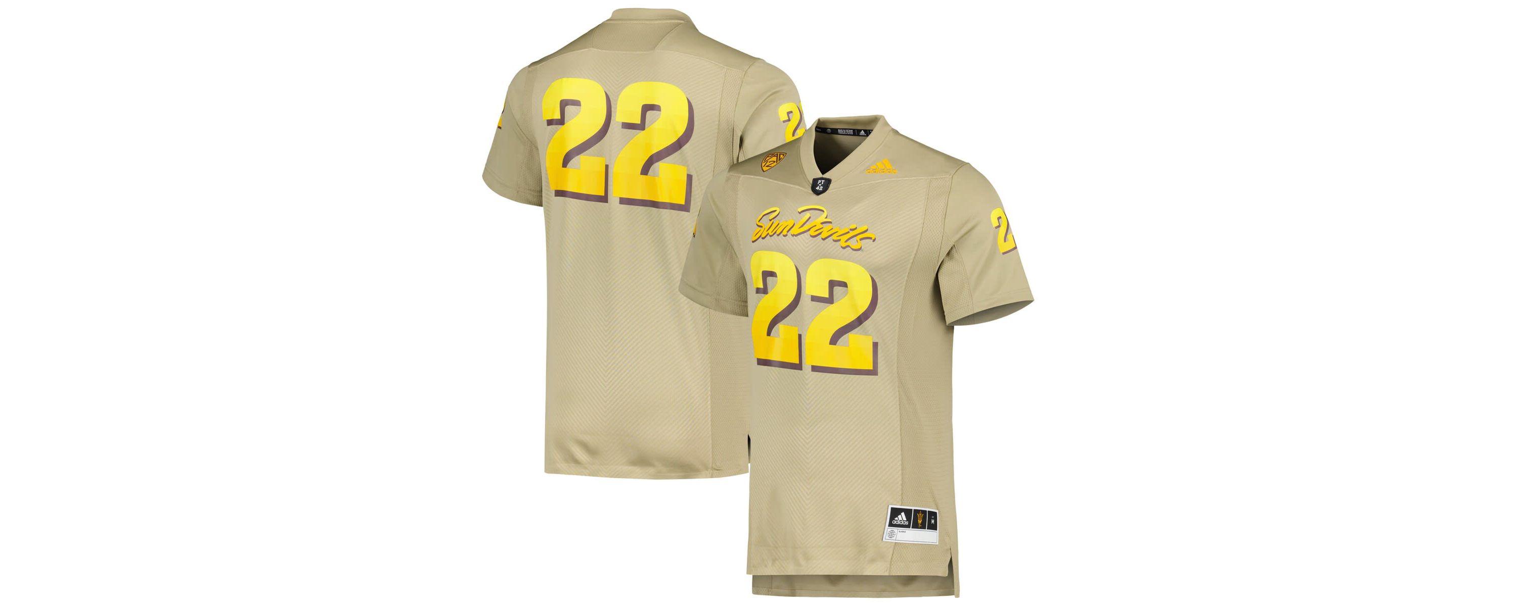 NCAA #22 Arizona State Sun Devils Rising Devils Premier Strategy Jersey