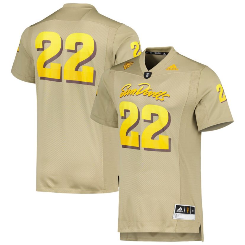 NCAA #22 Arizona State Sun Devils Rising Devils Premier Strategy Jersey