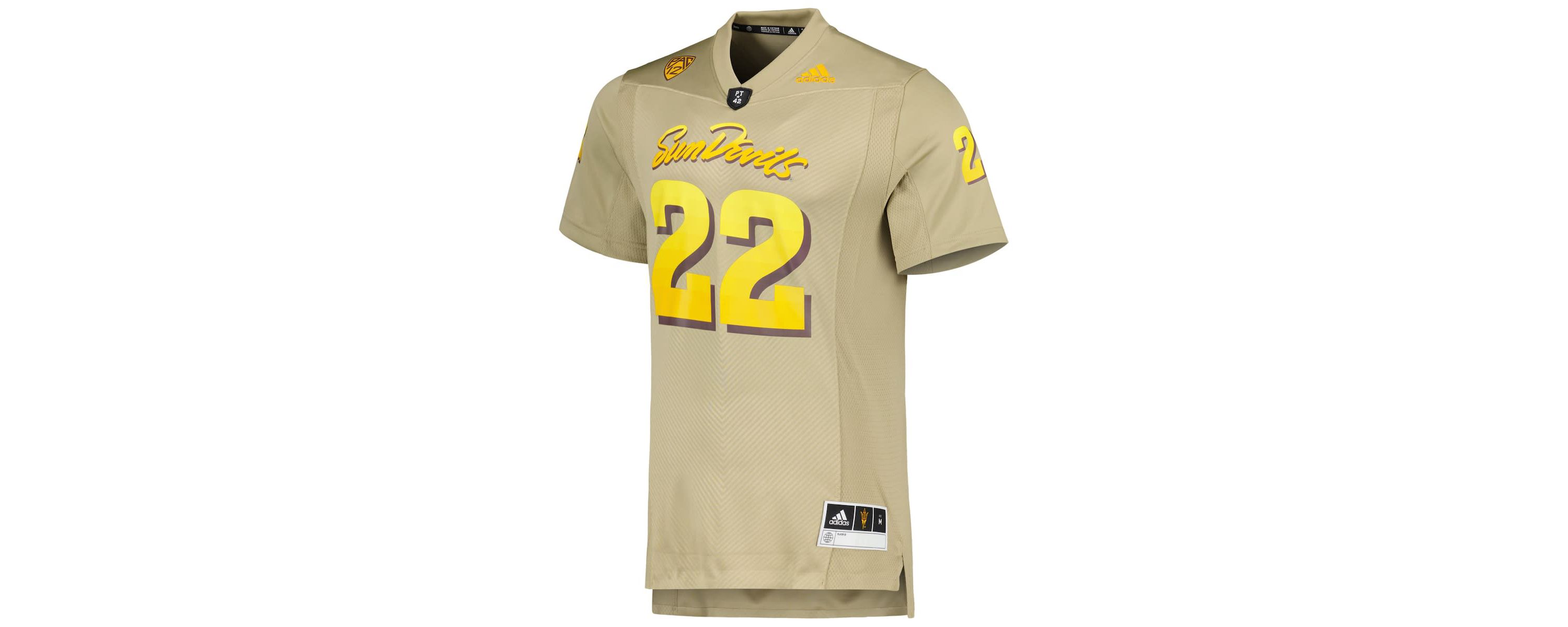 NCAA #22 Arizona State Sun Devils Rising Devils Premier Strategy Jersey