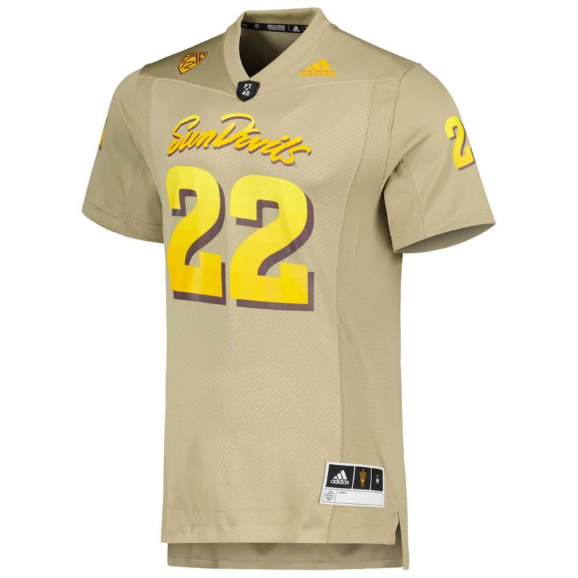 NCAA #22 Arizona State Sun Devils Rising Devils Premier Strategy Jersey