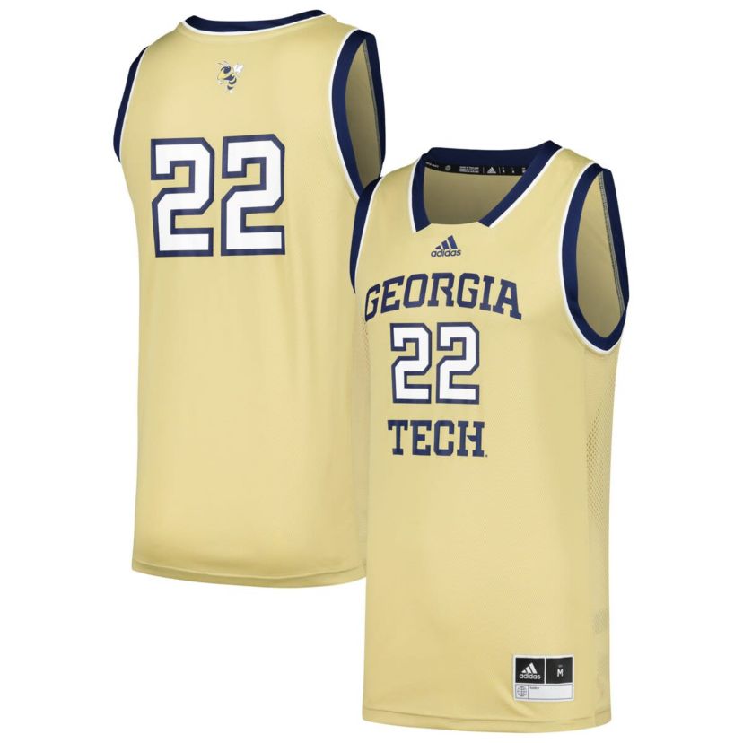 Georgia Tech Yellow Jackets NCAA #22 Georgia Tech Jackets Swingman Jersey