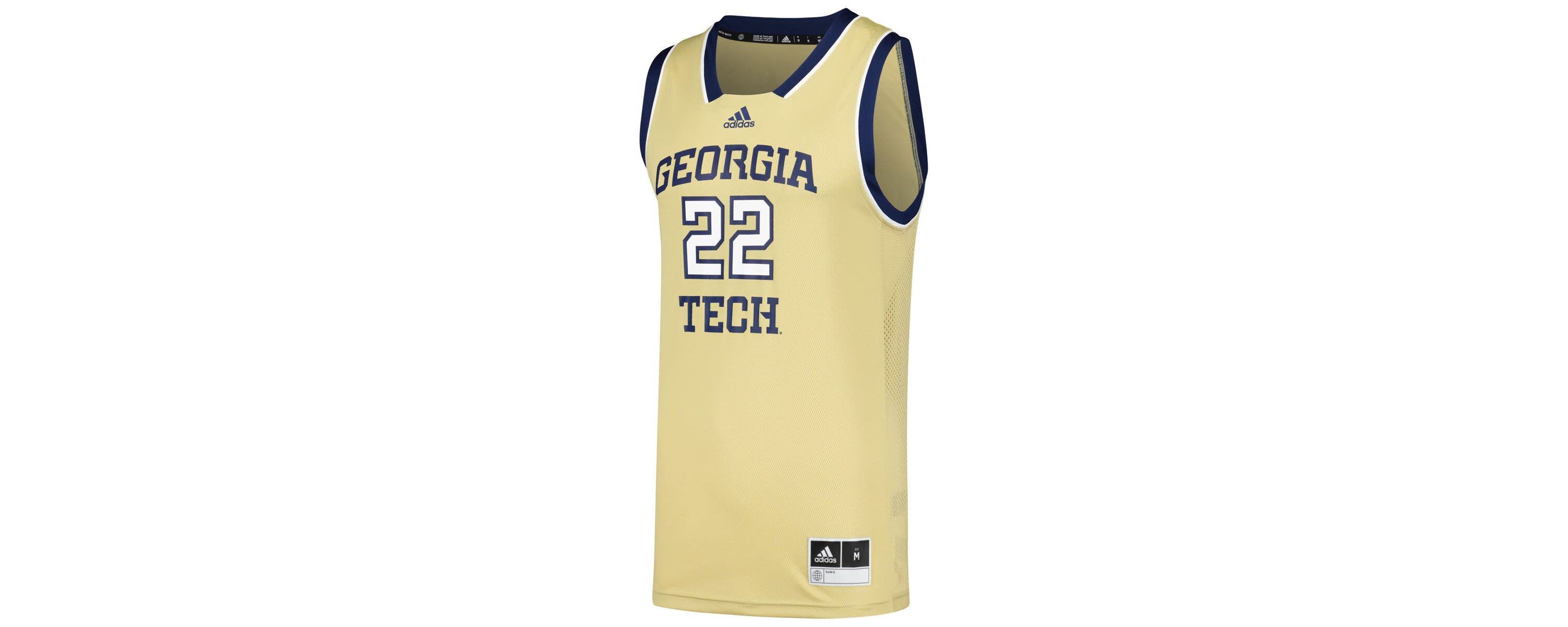 Georgia Tech Yellow Jackets NCAA #22 Georgia Tech Jackets Swingman Jersey