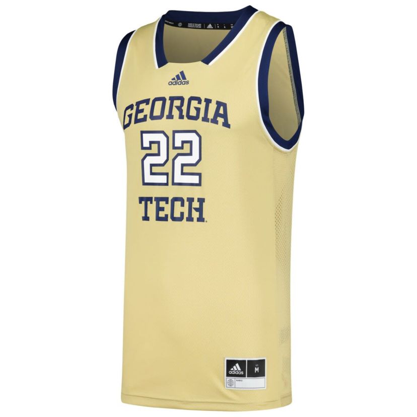 Georgia Tech Yellow Jackets NCAA #22 Georgia Tech Jackets Swingman Jersey