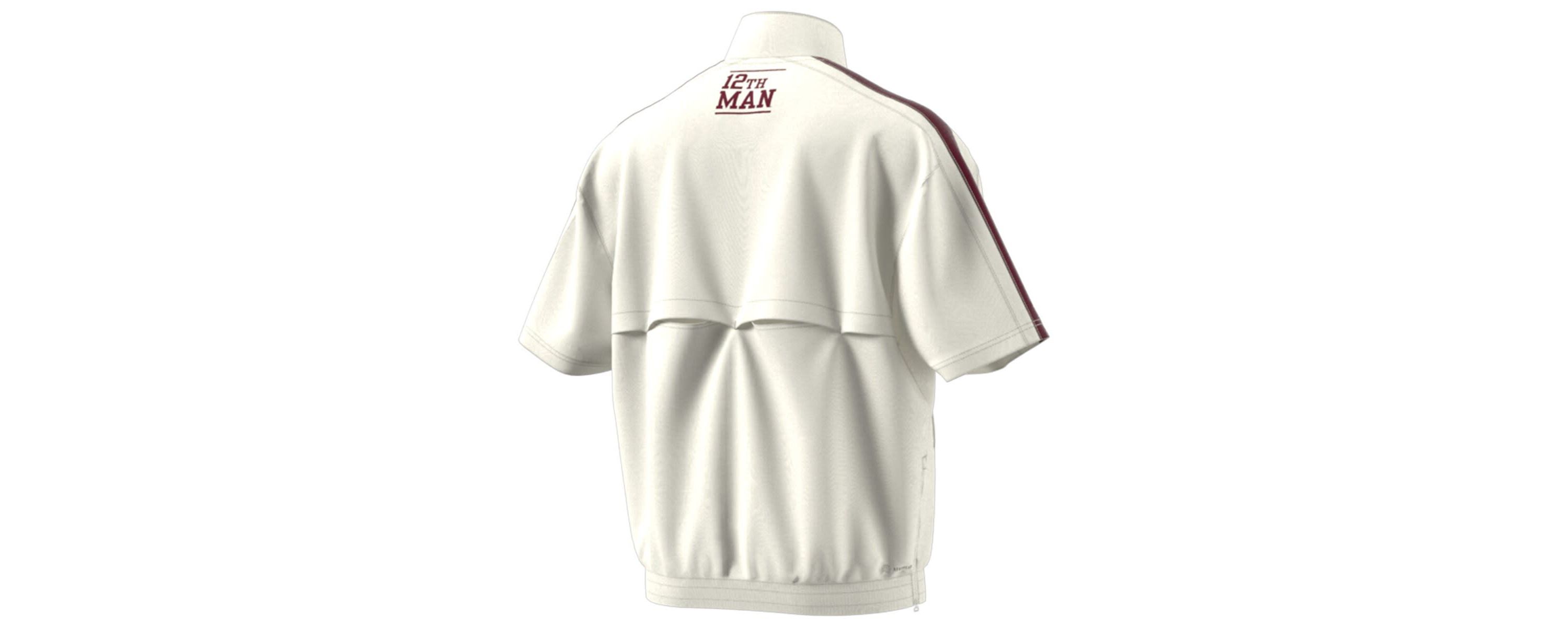NCAA Texas A&M Aggies Strategy Pullover Half-Zip Short Sleeve Jacket