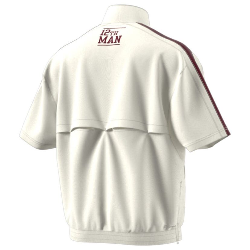 NCAA Texas A&M Aggies Strategy Pullover Half-Zip Short Sleeve Jacket