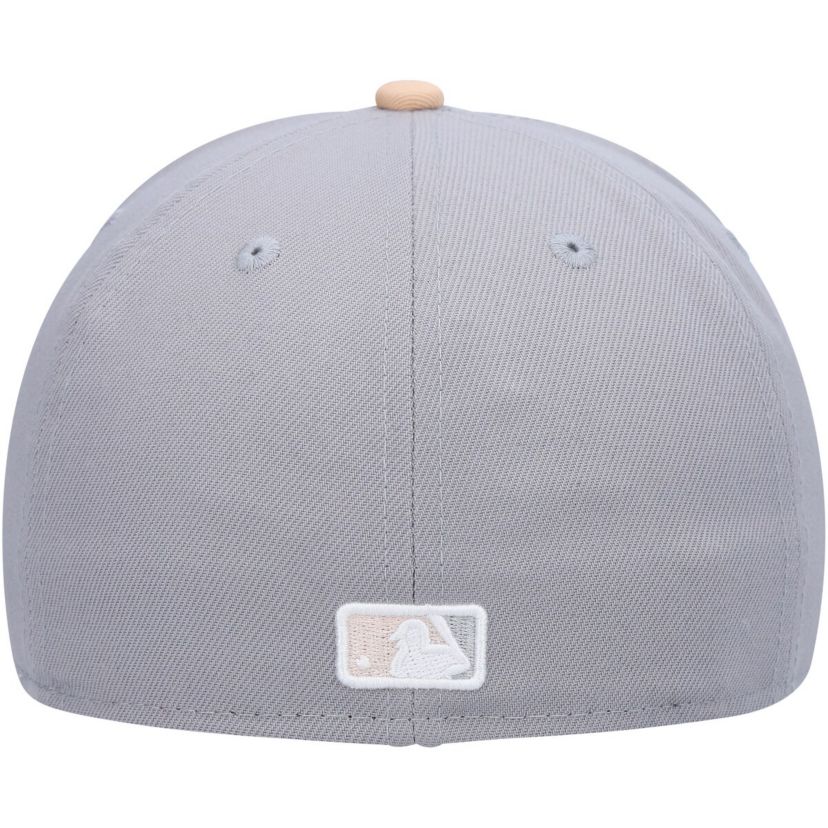 Oakland Athletics MLB Gray/Peach Athletics 1987 MLB All-Star Game Undervisor 59FIFTY Fitted Hat