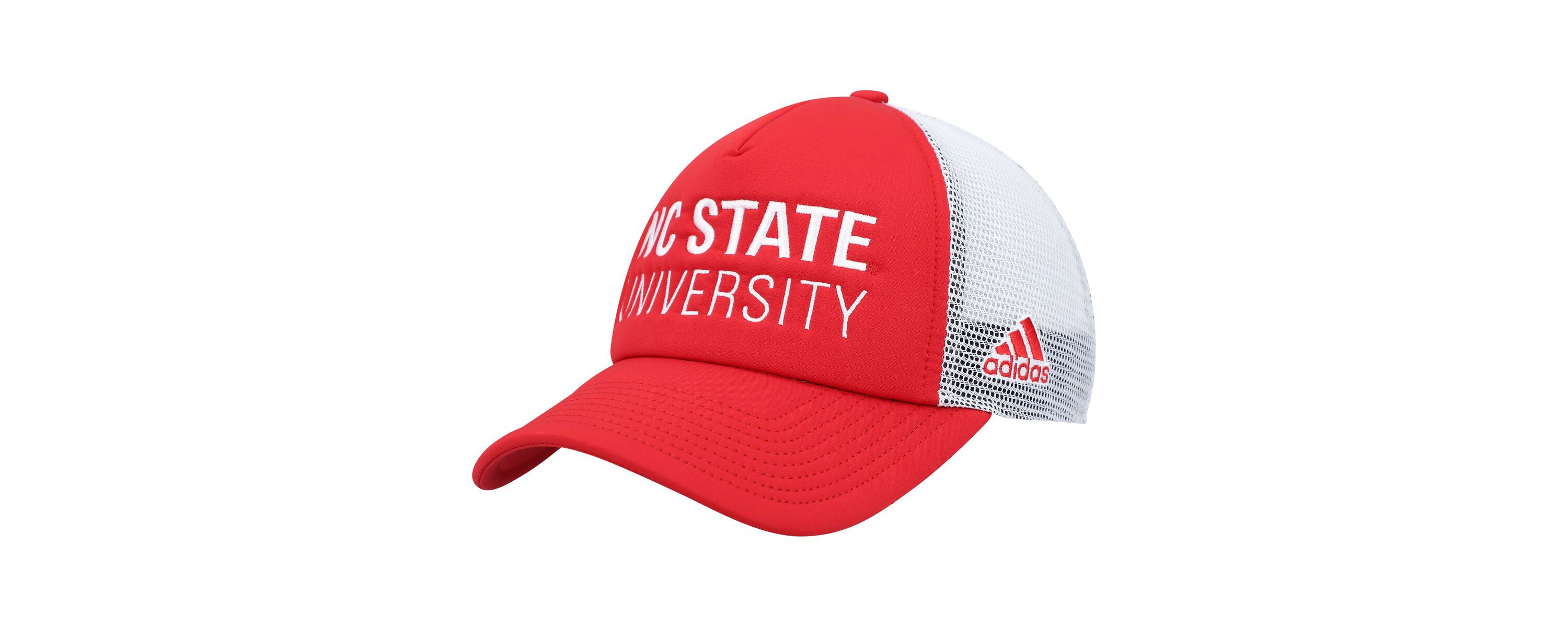 NCAA Red/White NC State Wolfpack Foam Trucker Snapback Hat