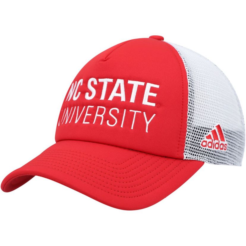 NCAA Red/White NC State Wolfpack Foam Trucker Snapback Hat