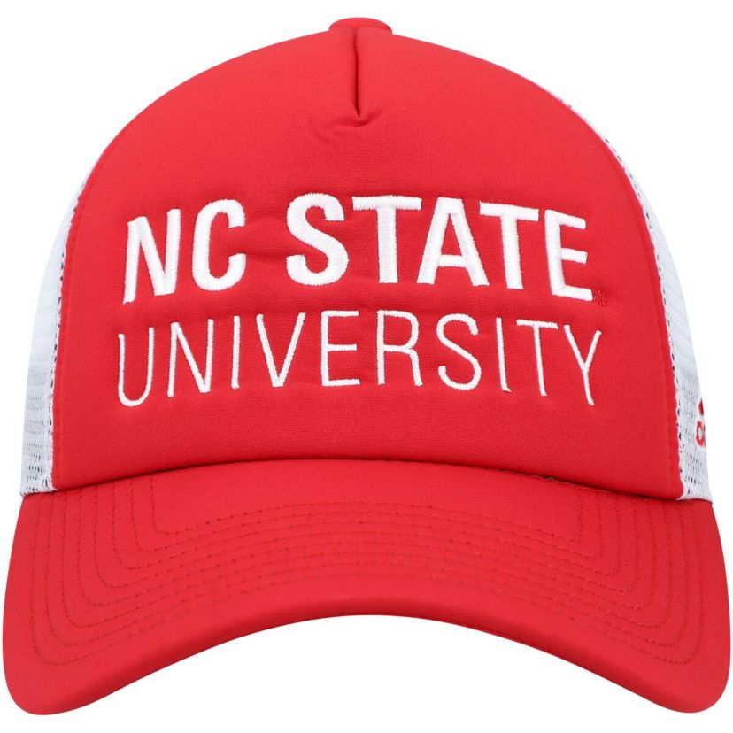 NCAA Red/White NC State Wolfpack Foam Trucker Snapback Hat