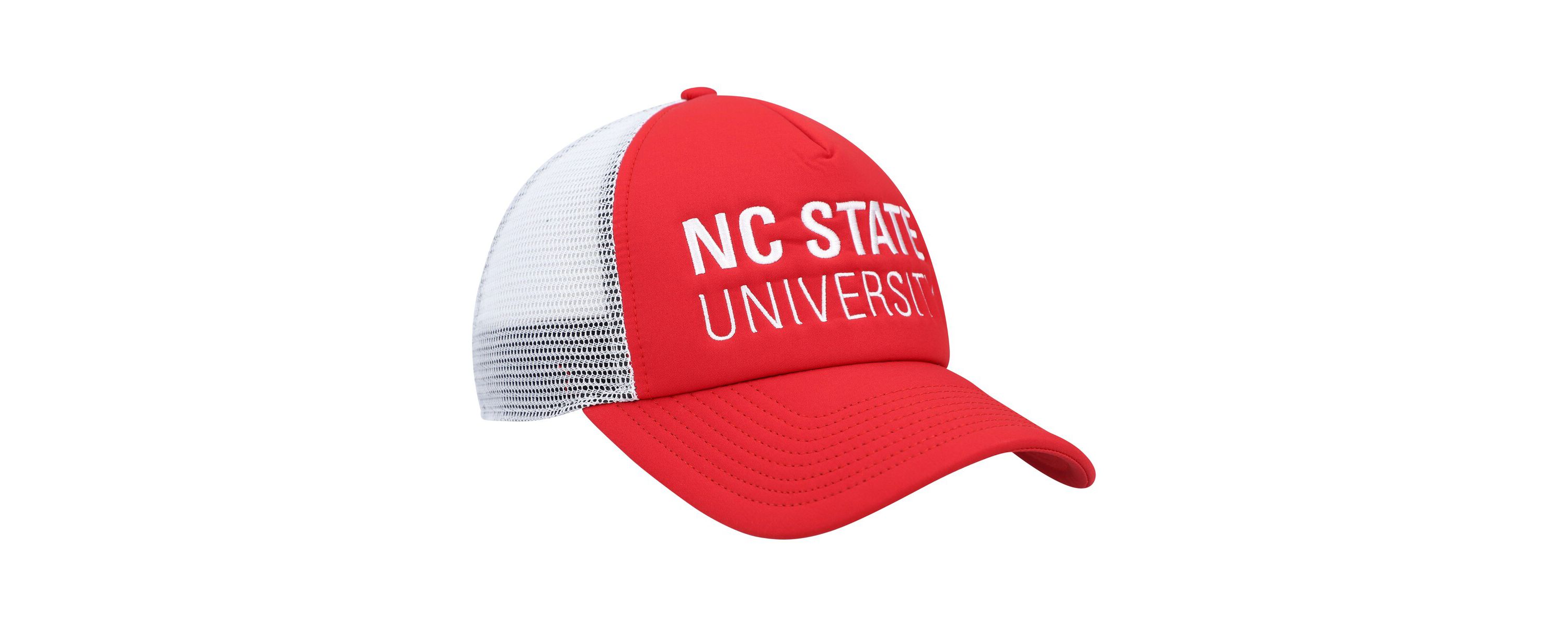 NCAA Red/White NC State Wolfpack Foam Trucker Snapback Hat