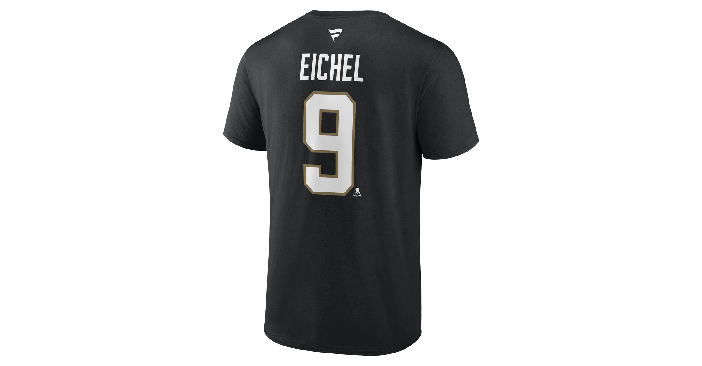 NHL Jack Eichel Vegas Golden Knights Authentic Stack Name & Number T-Shirt