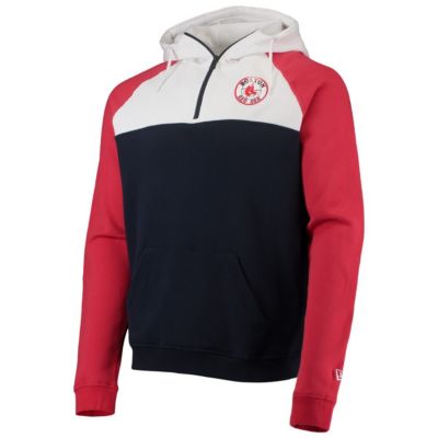 Boston Red Sox MLB Cooperstown Collection Quarter-Zip Hoodie Jacket