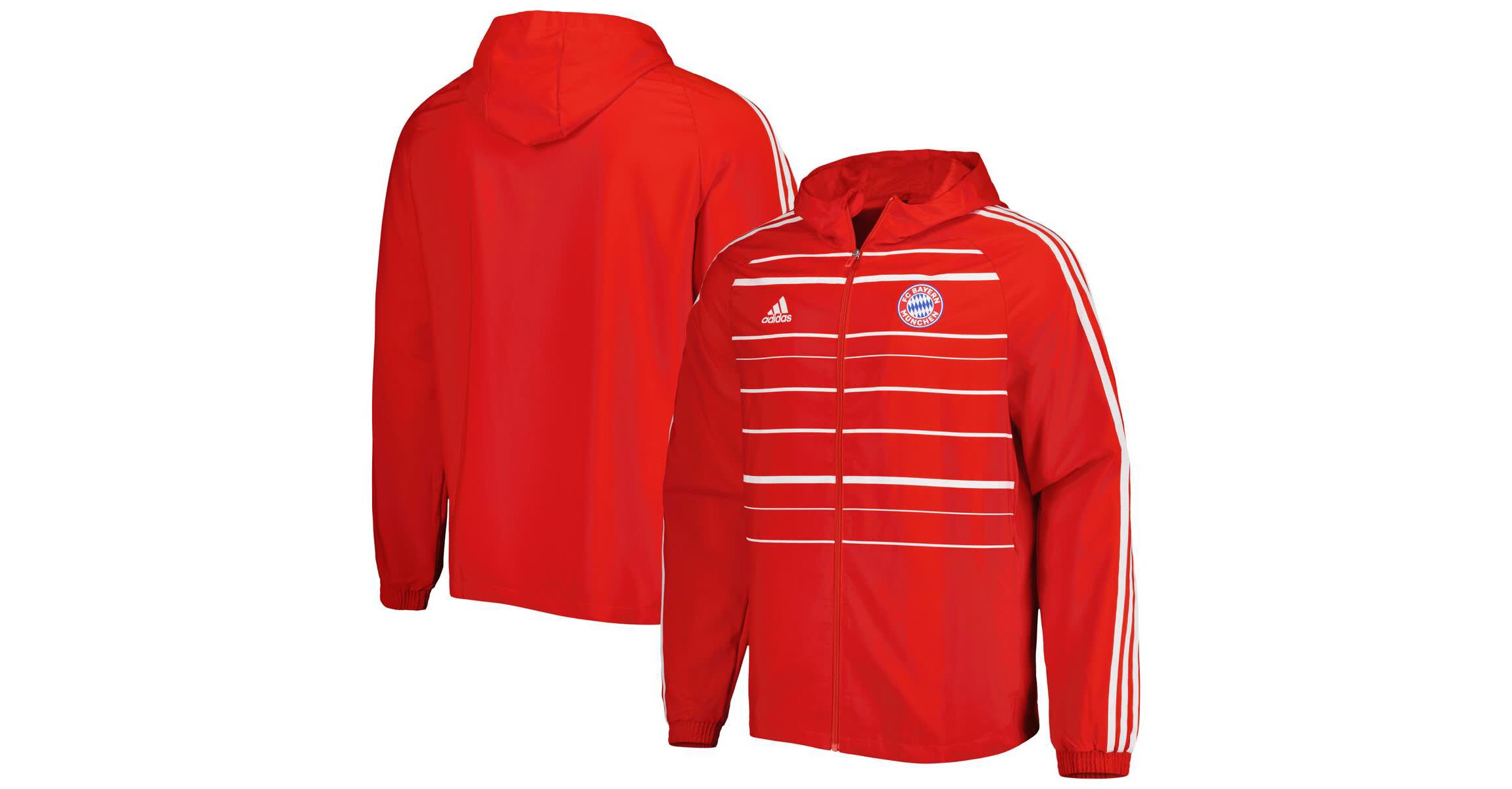Bundesliga Bayern Munich DNA Raglan Full-Zip Hoodie Windbreaker Jacket