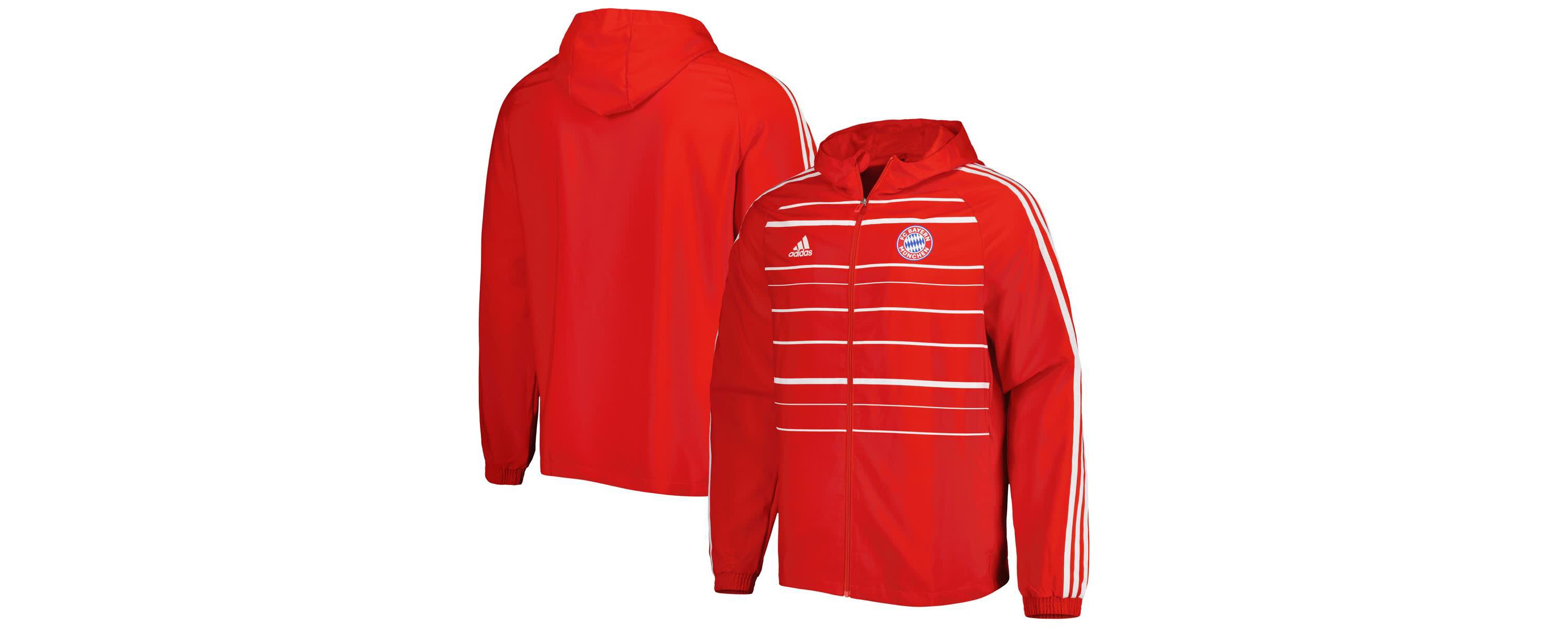 Bundesliga Bayern Munich DNA Raglan Full-Zip Hoodie Windbreaker Jacket