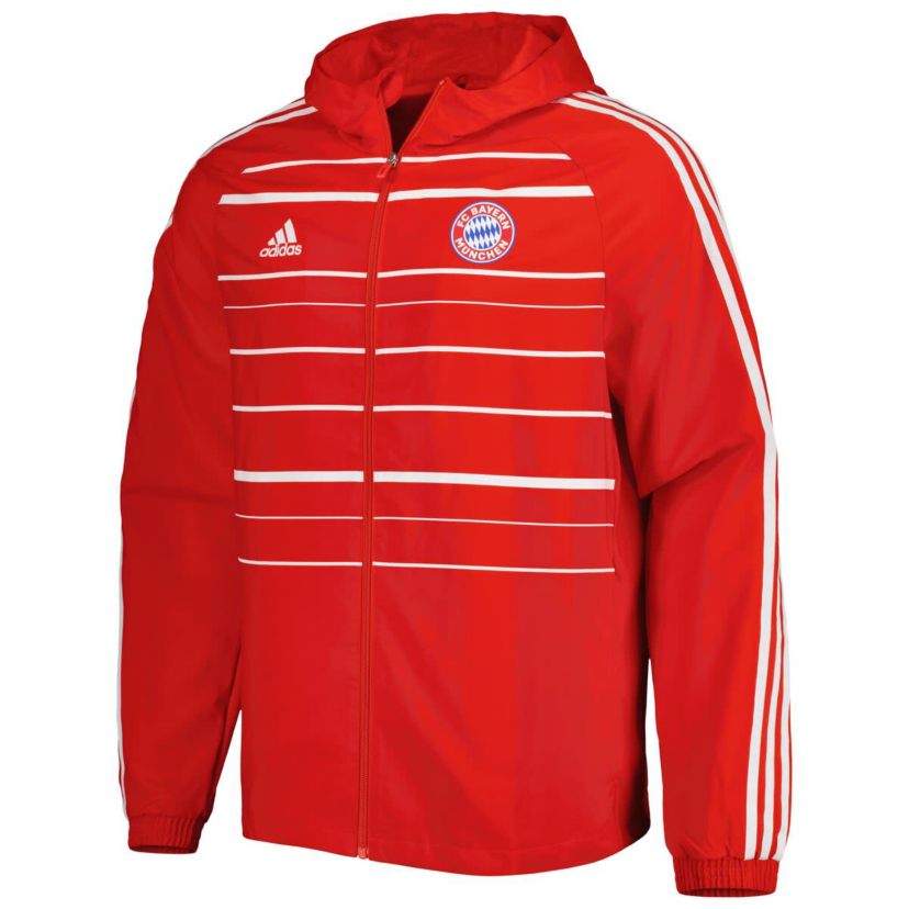 Bundesliga Bayern Munich DNA Raglan Full-Zip Hoodie Windbreaker Jacket