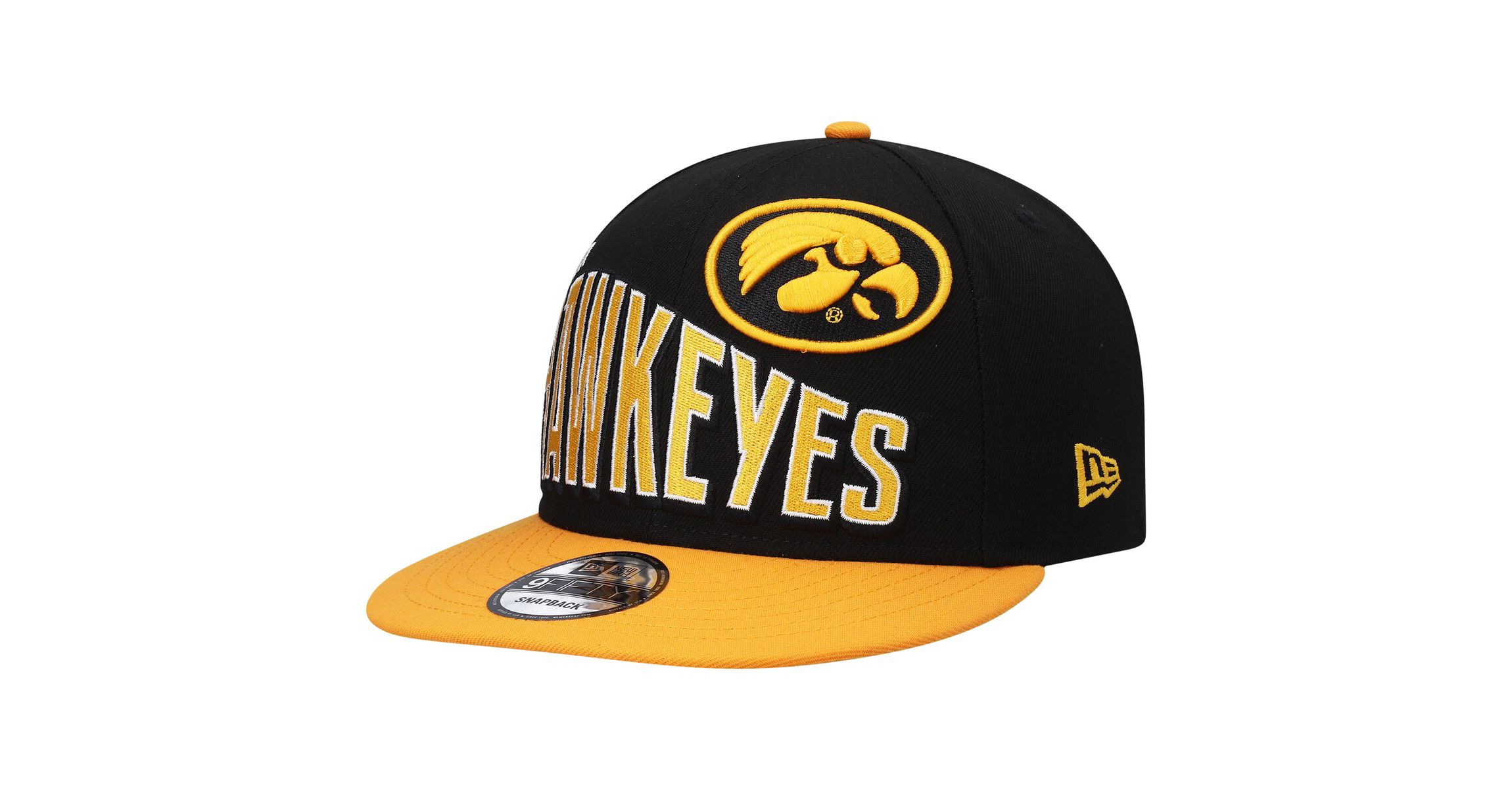 NCAA Iowa Hawkeyes Two-Tone Vintage Wave 9FIFTY Snapback Hat
